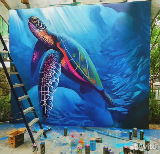 Роспись стен, граффити