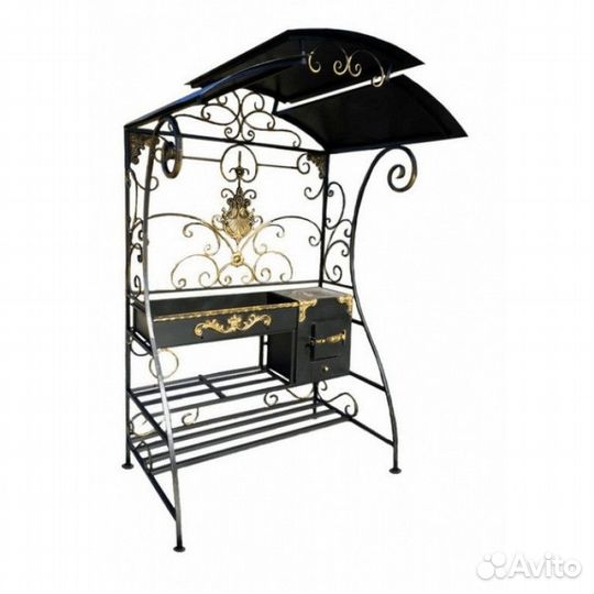 Мангал с крышей