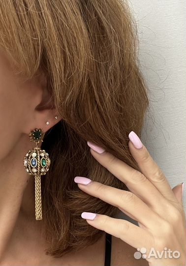 Серьги винтаж Art-Deko