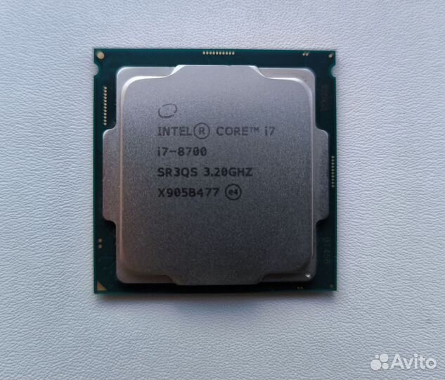 Процессор Intel Core i7 8700
