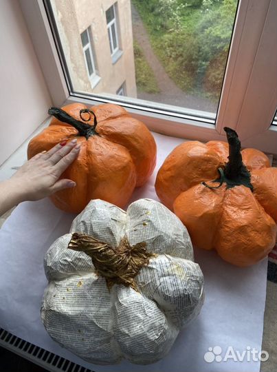 Тыква декоративная декор бутафория аренда
