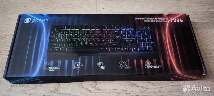 Новая клавиатура+мышь Oklick