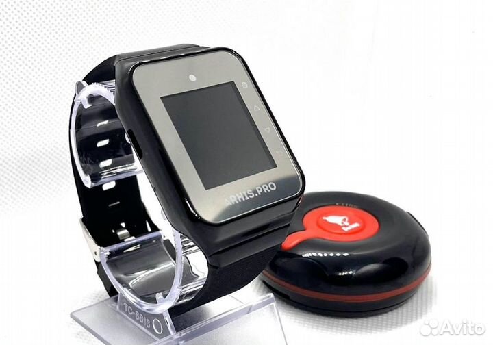 Кнопка вызова официанта персонала Классик и часы