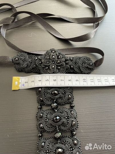 Галстук в стиле сутаж