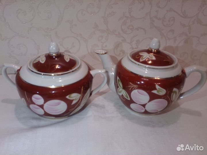 Чайный сервиз 12 персон Вербилки СССР Попредметно