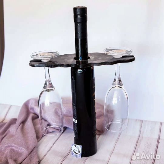 Подставка для бокалов из эпоксидной смолы