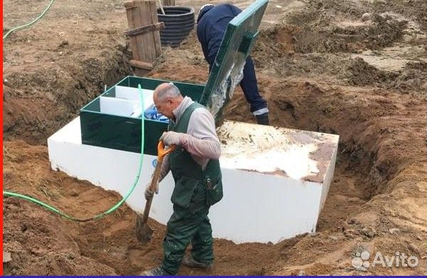 Септик с установкой за 1 день