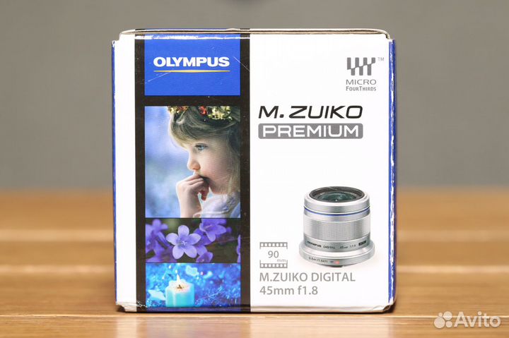 Объектив Olympus M.Zuiko Digital 45mm f/1.8