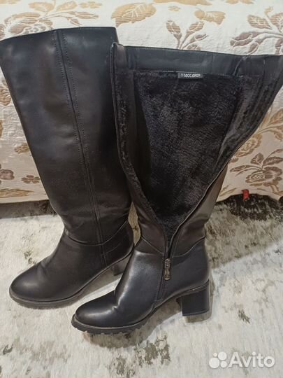 Сапоги женские демисезонные утеплённые 38р