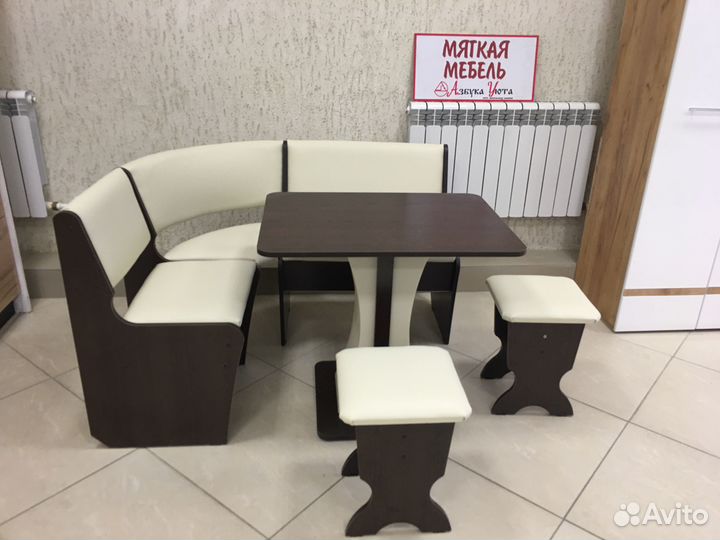 Кухонный уголок №2 Монако 100х130см новый комплект