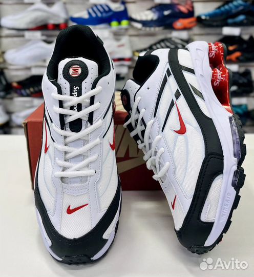 Кроссовки Nike Air Shox Ride 2 White Red Running