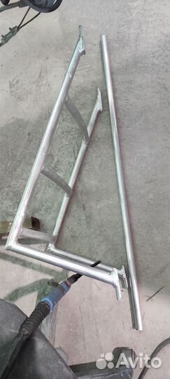 Тарга для лодки пвх, корзина, рулевая консоль