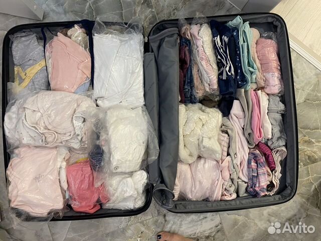 Чемодан брендовых вещей с рождения до 2 лет