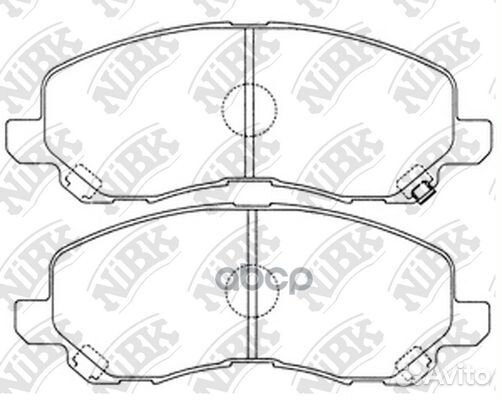 Колодки тормозные mitsubishi ASX/lancer/outland