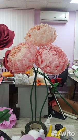 2 цветка из изолона