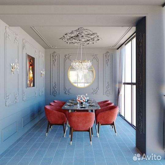 Дизайн интерьера, ремонт квартир под ключ