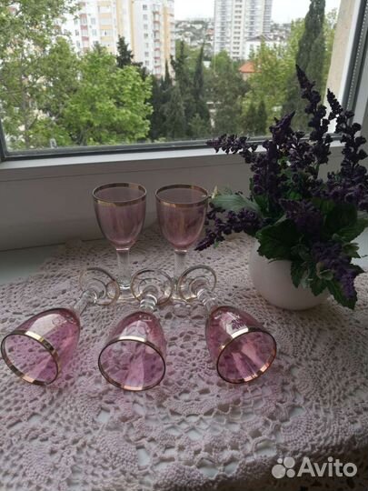 Фужеры рюмки. Винтаж