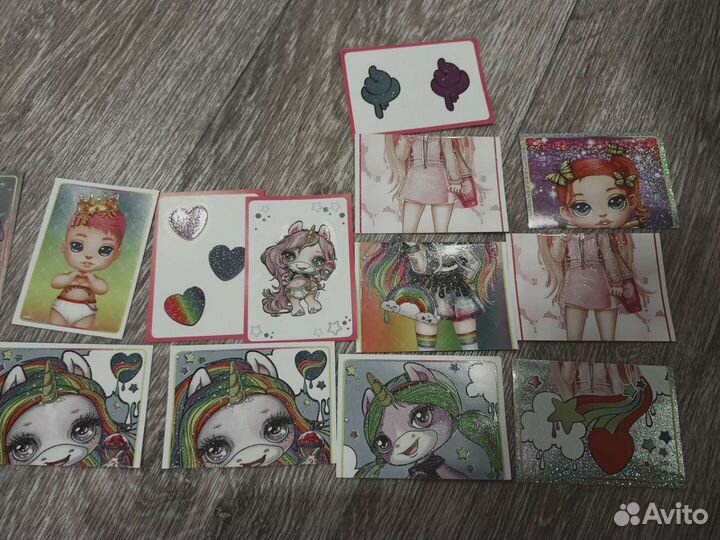 Наклейки panini Poopsie rainbow surprise