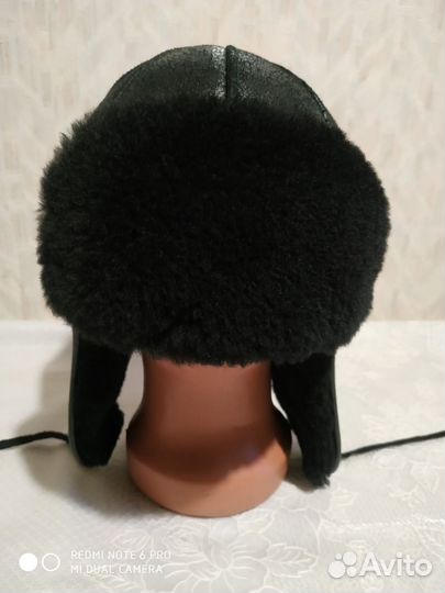 Шапка меховая детская с ушами натуральный мех