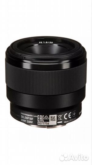 Объектив Sony FE 50mm f 1.8