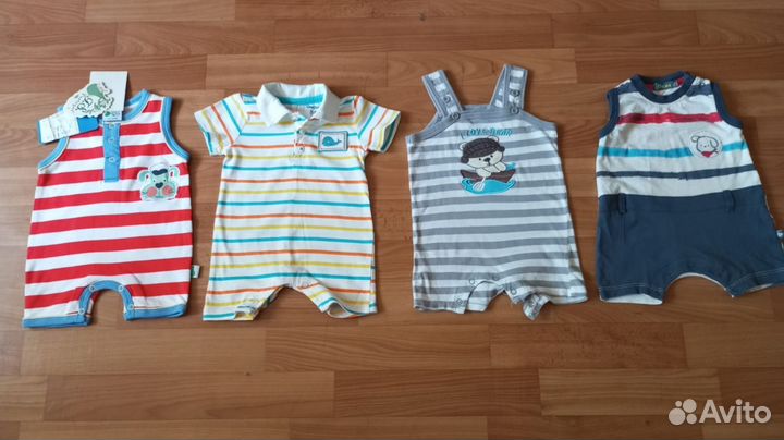 Пакет летней одежды для мальчика 62-68