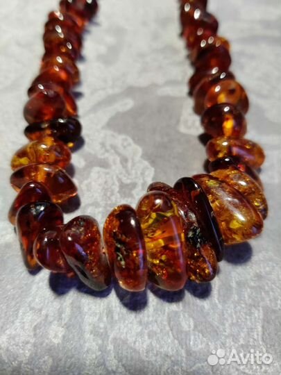 Бусы янтарь СССР