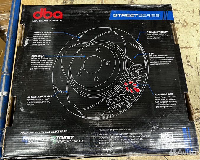 Тормозные диски Toyota Land Cruiser 300 DBA T2 пер