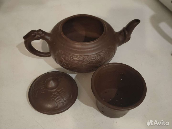 Заварочный чайник глиняный