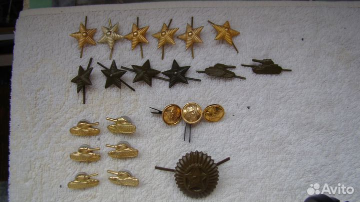 Звездочки, эмблемы, кокарда вс СССР