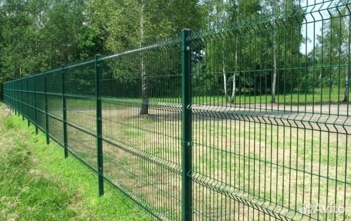 Забор из 3D сетки ,калитки качественно