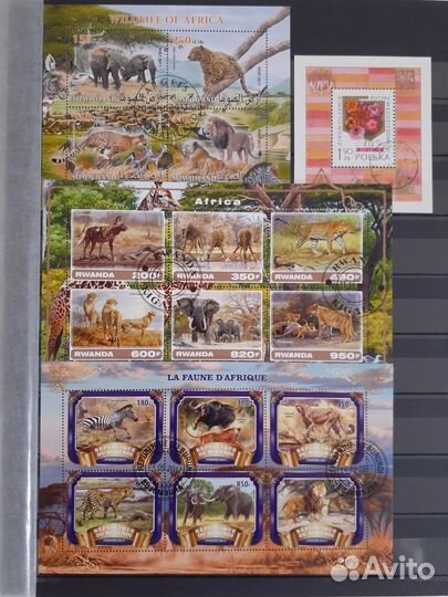 Почтовые блоки иностранных государств