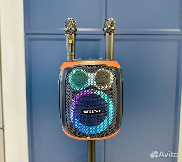 Блютуз колонка с караоке Hopestar