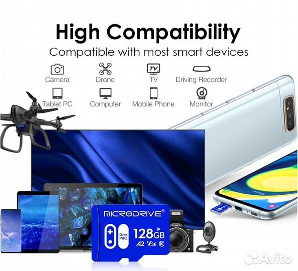 Карта памяти micro sd 256 gb Бренд 