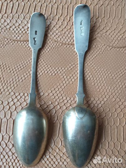 Серебряные ложки 84 пробы
