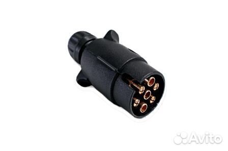 Вилка для прицепа 7 контактная, пластмасcовая