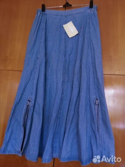 Юбки джинсовые 50+