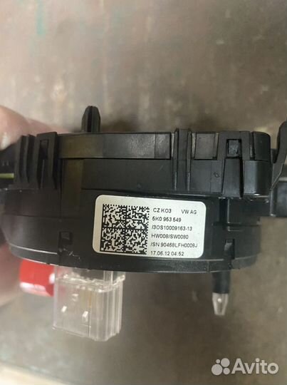 Шлейф подрулевой. Фольксваген