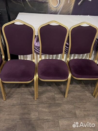 Стулья, посуда, скатерти в аренду