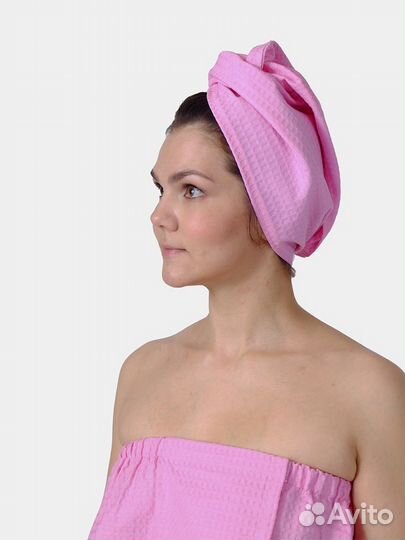 Парэо для сауны женское (Вафельное)