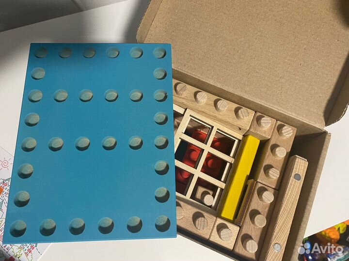 Деревянный конструктор Домик