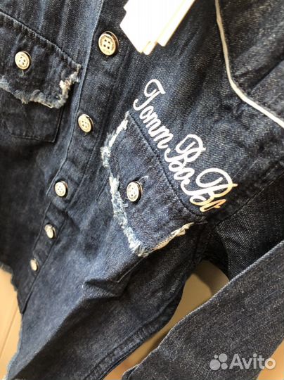 Джинсовая рубашка новая