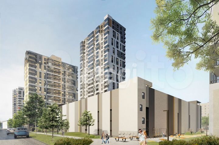 Квартира-студия, 30 м², 11/25 эт.