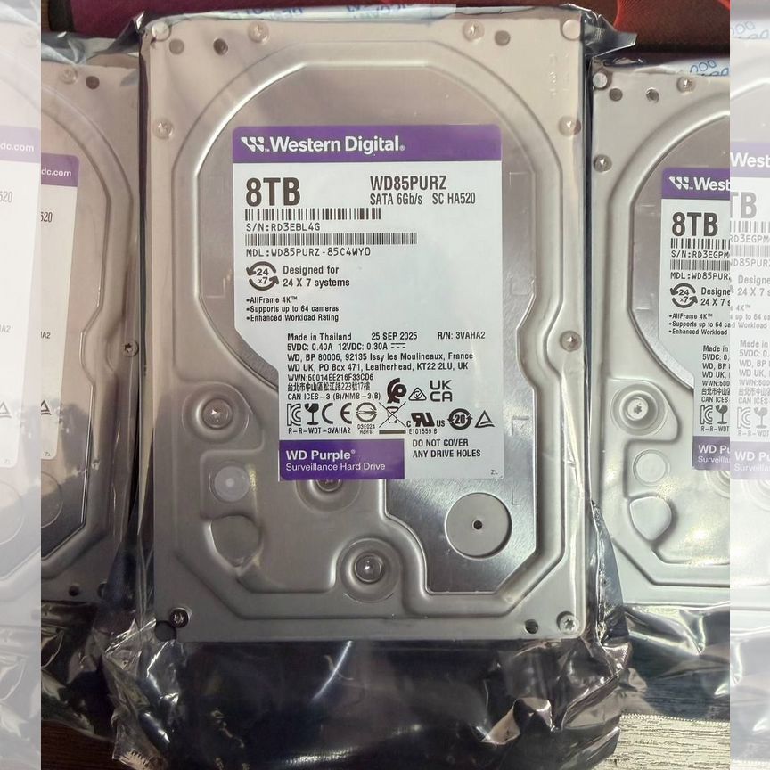 [WD85PURZ] Жесткий Диск 8тб Western Digital Purple ()