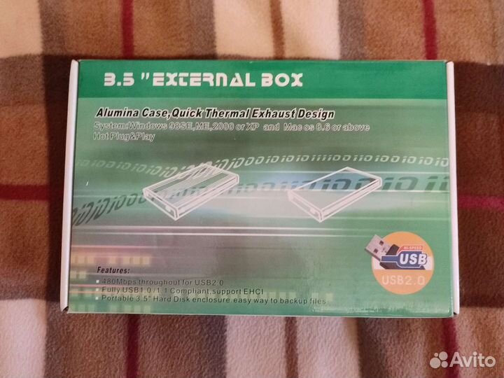 Внешний бокс для hdd 3.5