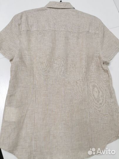 Новая женская рубашка J Crew S (44) лён/хлопок