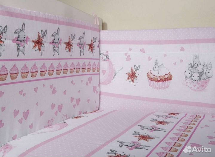 Бортики в детскую кроватку