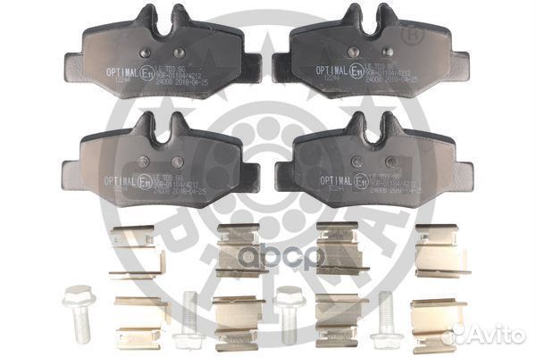 Колодки тормозные дисковые комплект mercedes-B