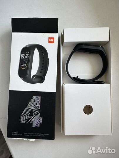 Фитнес браслет (Умные часы) Xiaomi Mi Band 4 Black