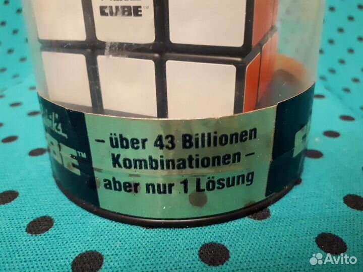 Кубик Рубика Венгрия в тубе СССР