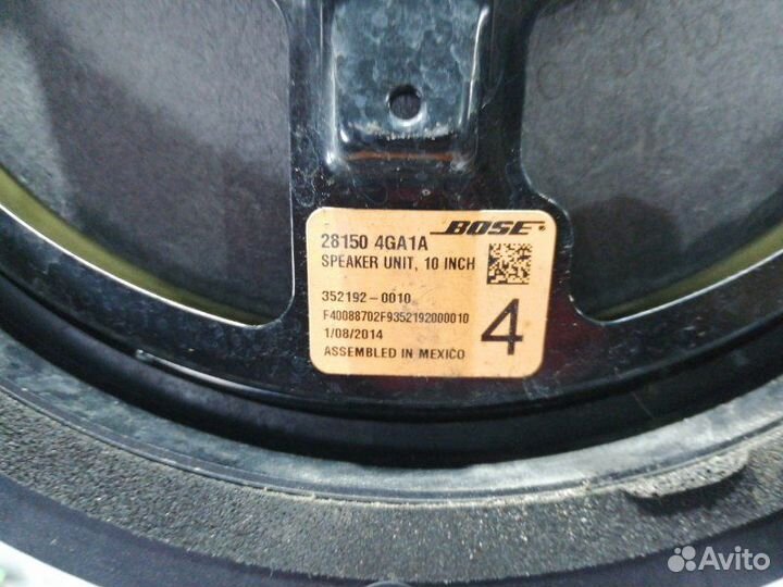 Акустика bose Инфинити Ку50 Infiniti Q50 V37 HNV37